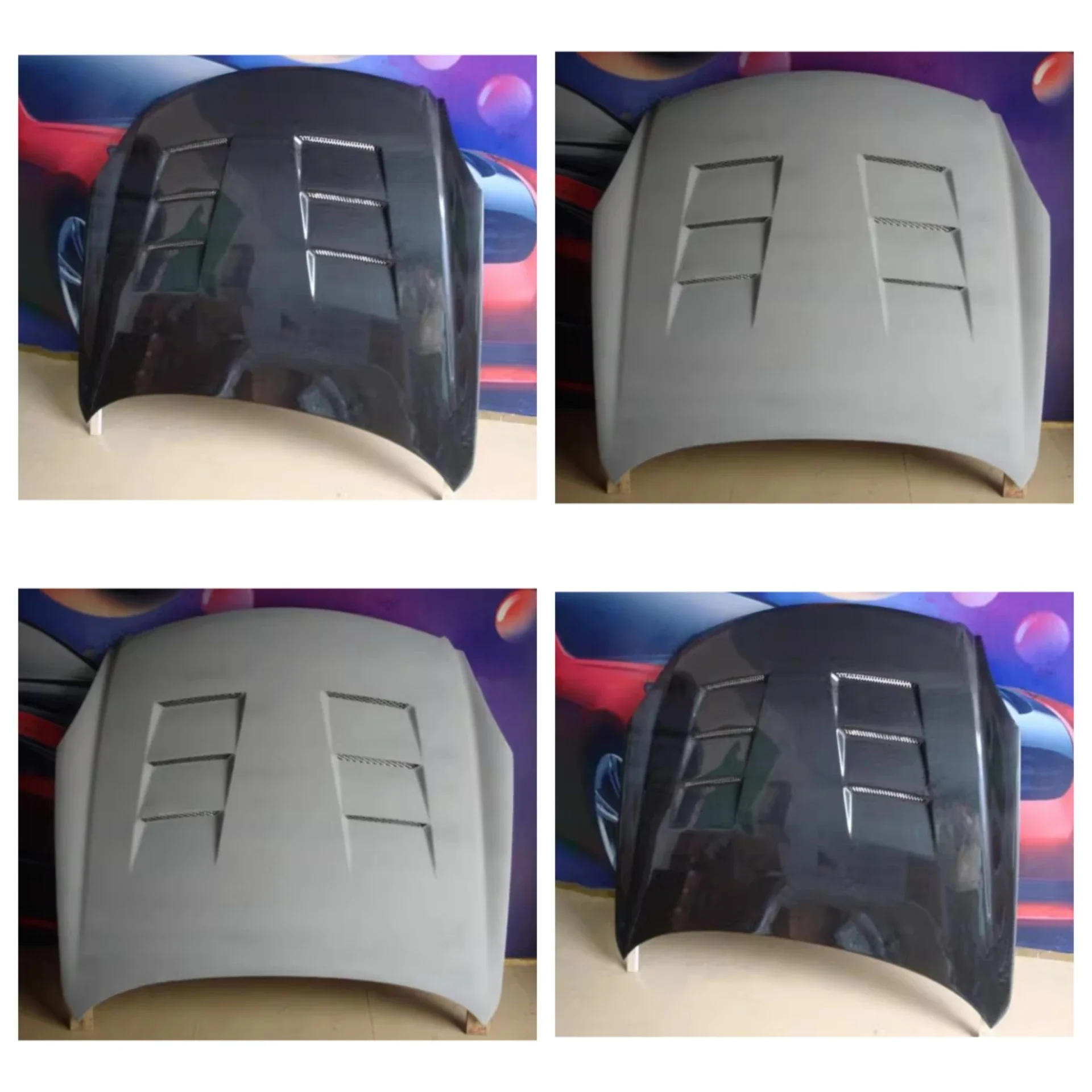 

Body Kit Carbon Fiber Engine Cover Resin Hood for Infiniti G35 Convert Coupe Bonnet Car Accessories