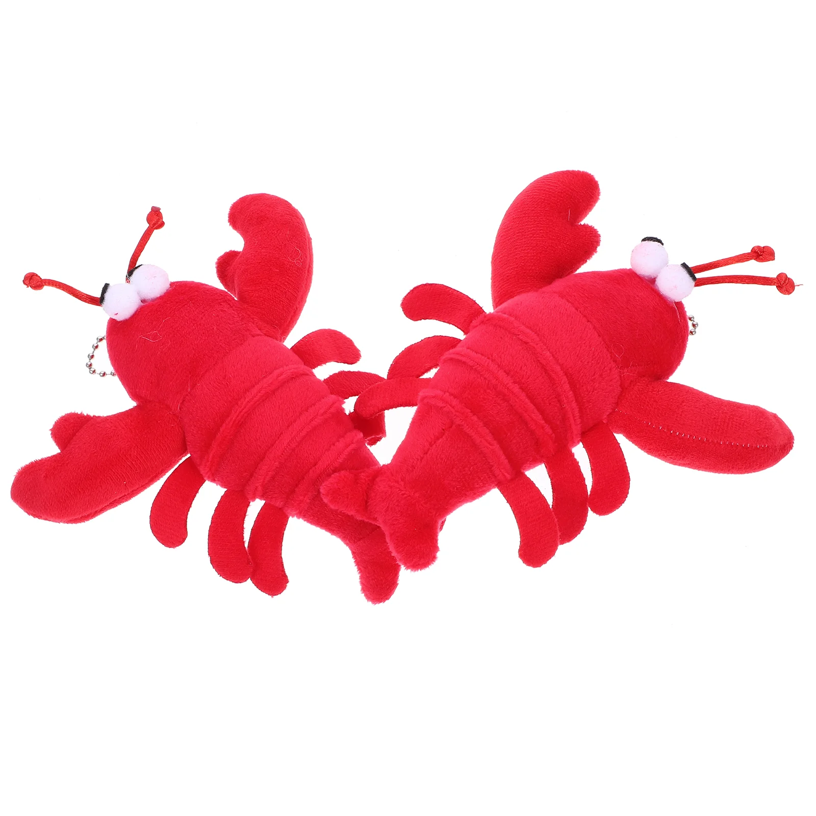 Lobster Plush Keychain Decoration Toy Pendant Miniature Cartoon Crayfish Pp Cotton