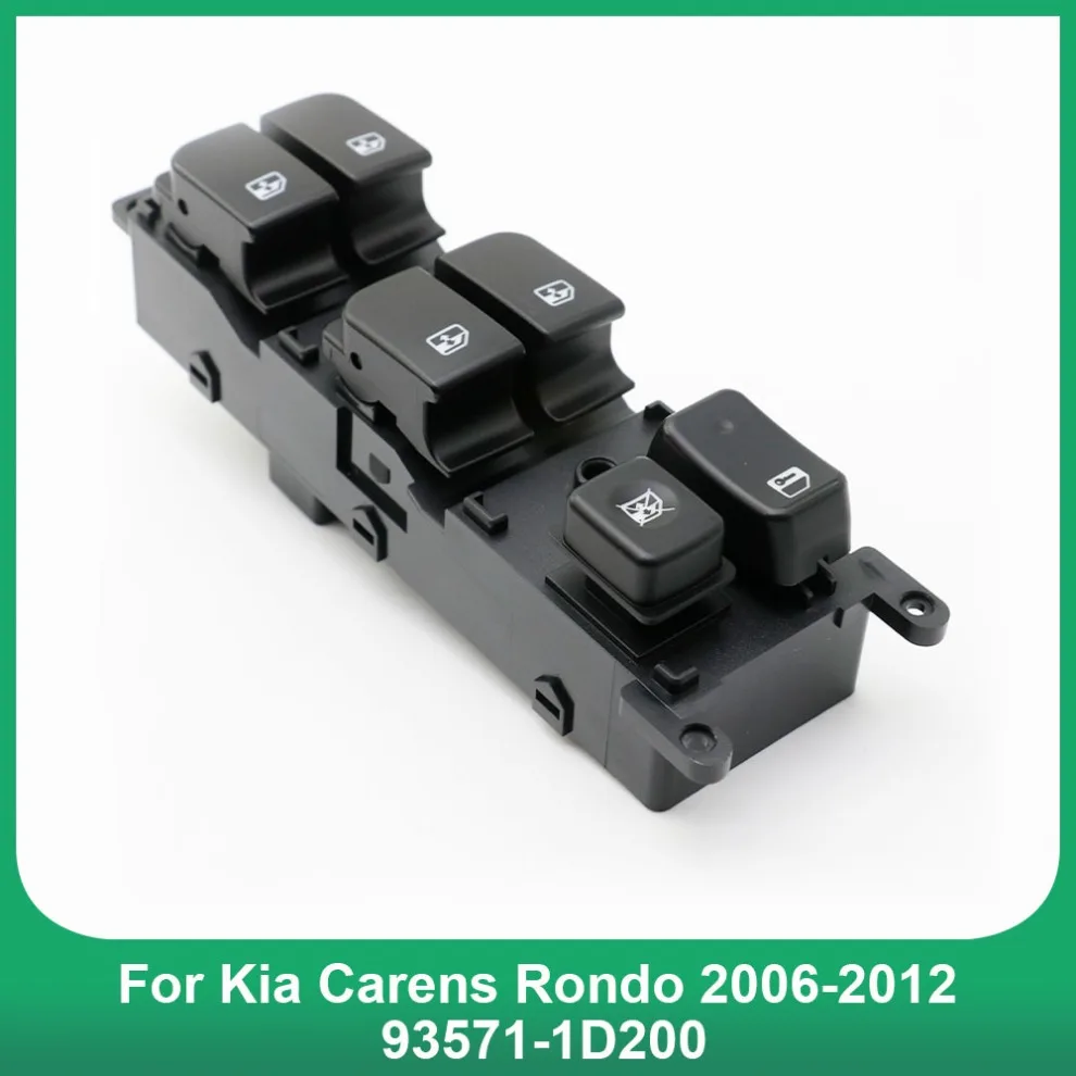 Nevosa 93571-1D200 For Kia Carens Rondo 2006 2007 2008 2009 2010 2011 2012 Left LHD Car Power Window Control Switch 935711D200