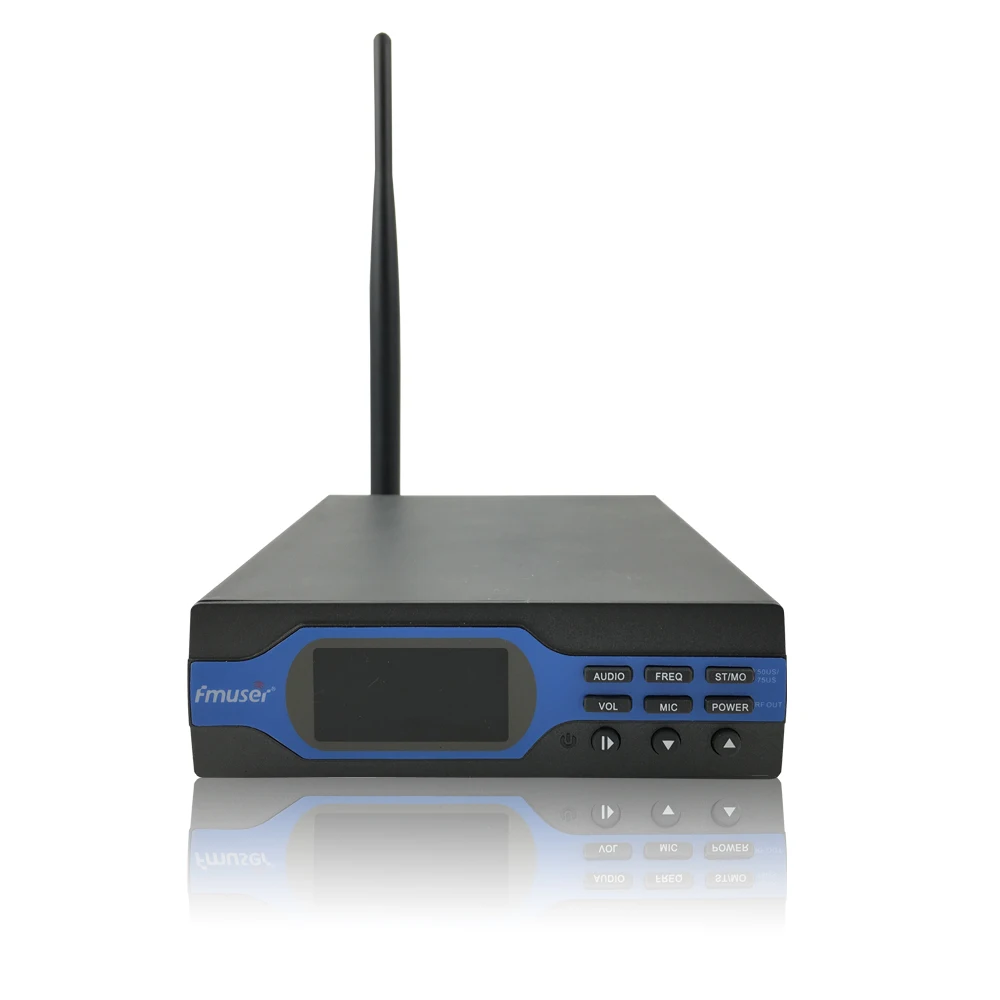 

FMUSER FU-X01CK 1W Mini FM Transmitter Radio Broadcasting Wireless for Radio Station with TF card for drive-in Church