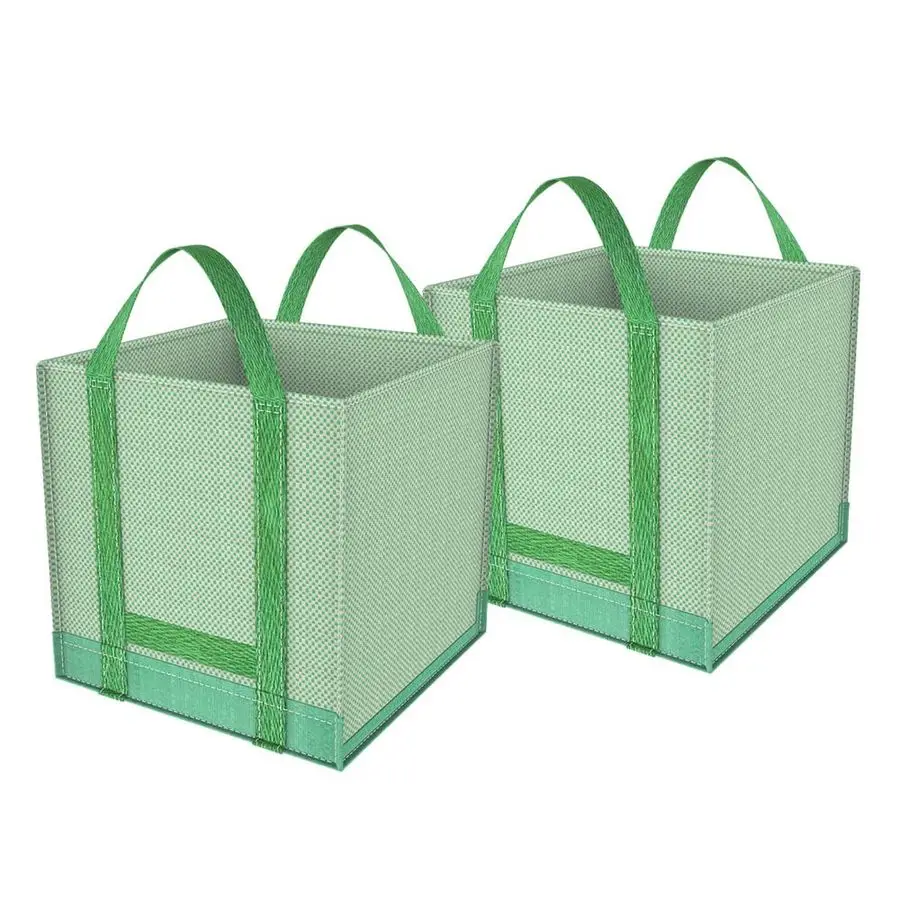 

Gallons Reusable Garden Waste Bags, Yard Waste Bags, Lawn Leaf Bags, Heavy Duty Gardening Bags, Integrated Reinforced Handle, Su