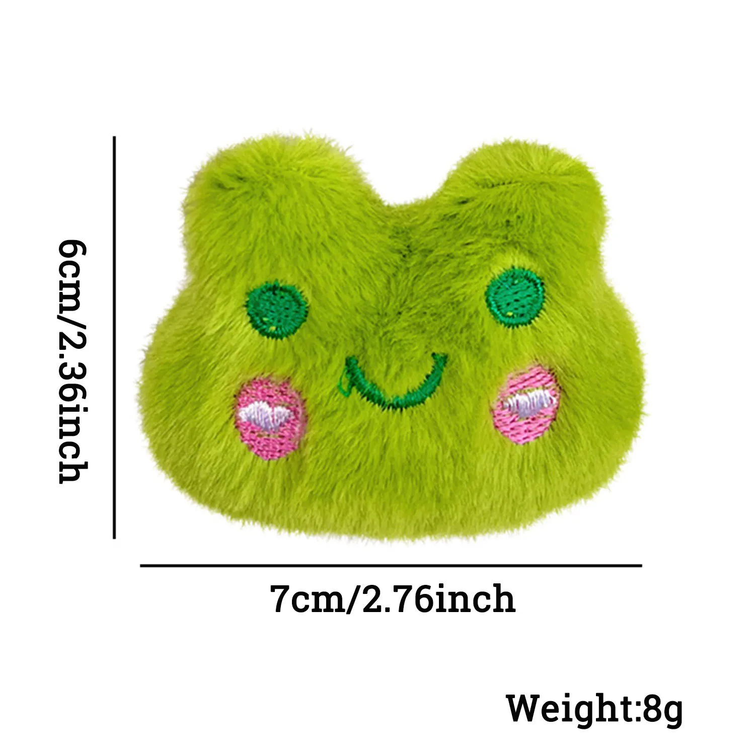 Cute Anime Plush Doll Pin Cartoon Panda Bear Frog Rabbit Doll Brooches Girl Bags Clothes Shoe Buckle Clothing Brooch Accessories