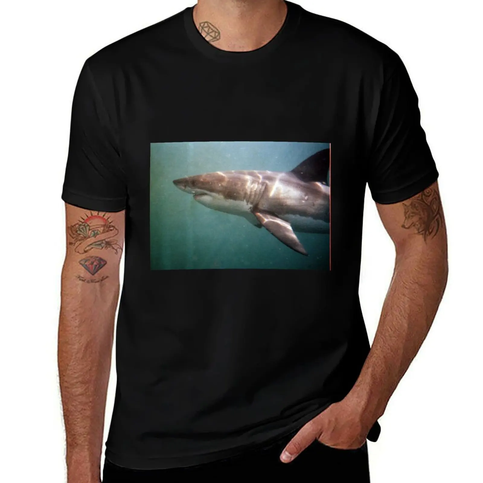 

Great White Shark, S.A T-Shirt t shirts for man pack cotton funny t shirts cotton T-Shirt