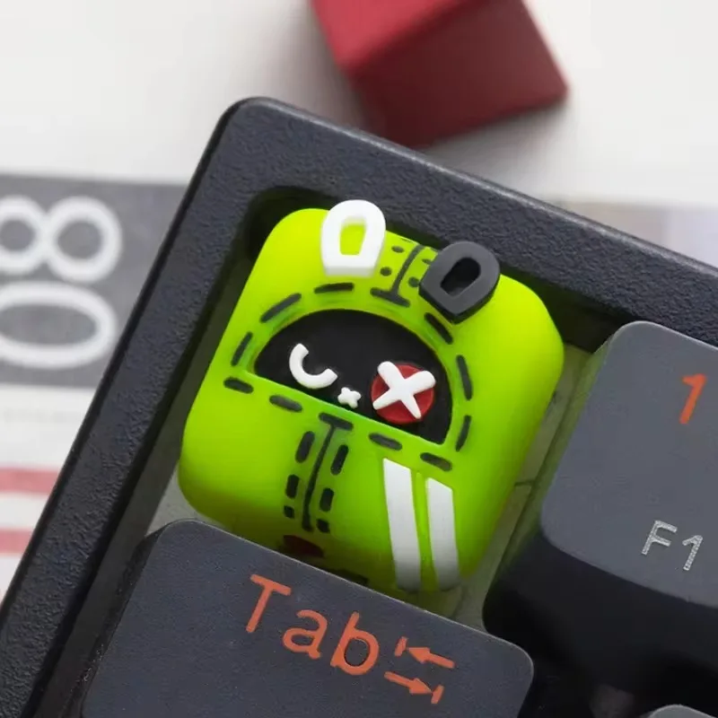 Bangboo Key Cap 3D Resin Custom Keyboard Caps Handmade Artisan Keycaps for Mechanical Keyboard Accessories Zenless Zone Zero