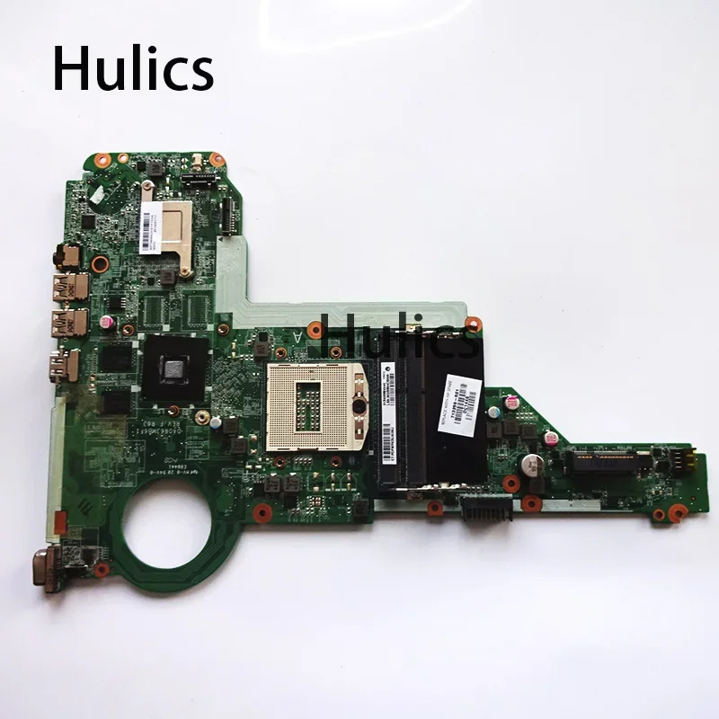 Placa base para ordenador portátil Hulics usada 713256-001 713256-501 DA0R63MB6F1 para HP Pavilion 14-E 15-E 17-E HM86 PGA947 Main Baord