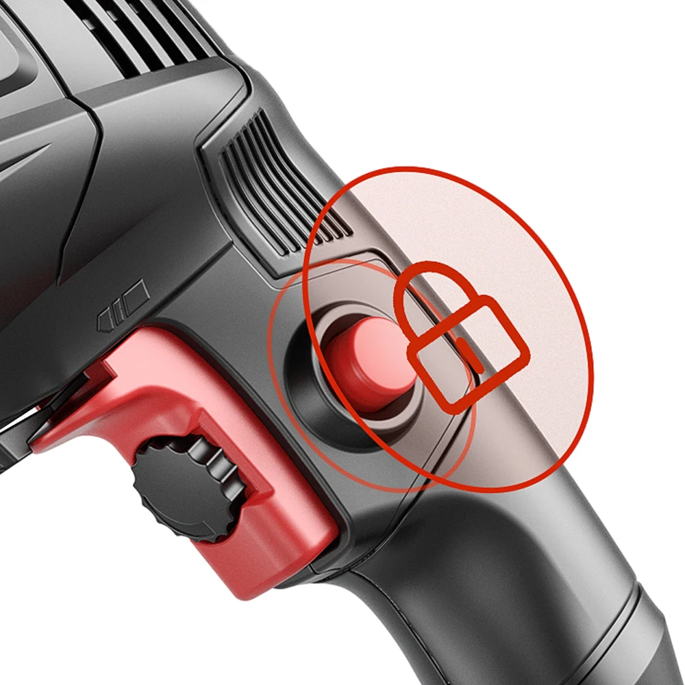 AC 110V/220V EU/US Plug Multifunction Electric Drill Powerful Impact Drill Electric Hammer Infinitely Variable Speed Power Tools