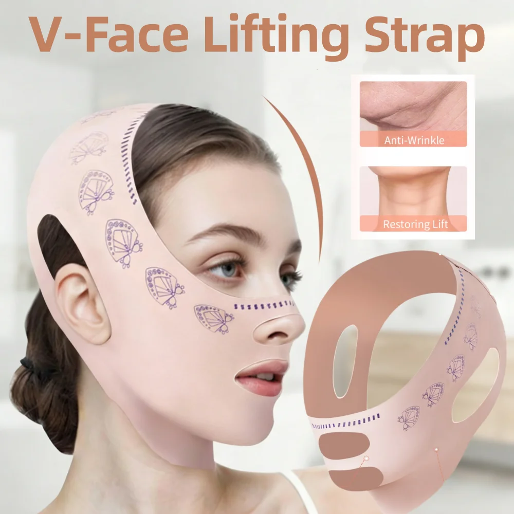 Face Slimming Bandage Women Face Lifting V Line Shaper Chin Cheek Lift Up Belt Anti Wrinkle Strap Facial Beauty Skin Care Tools