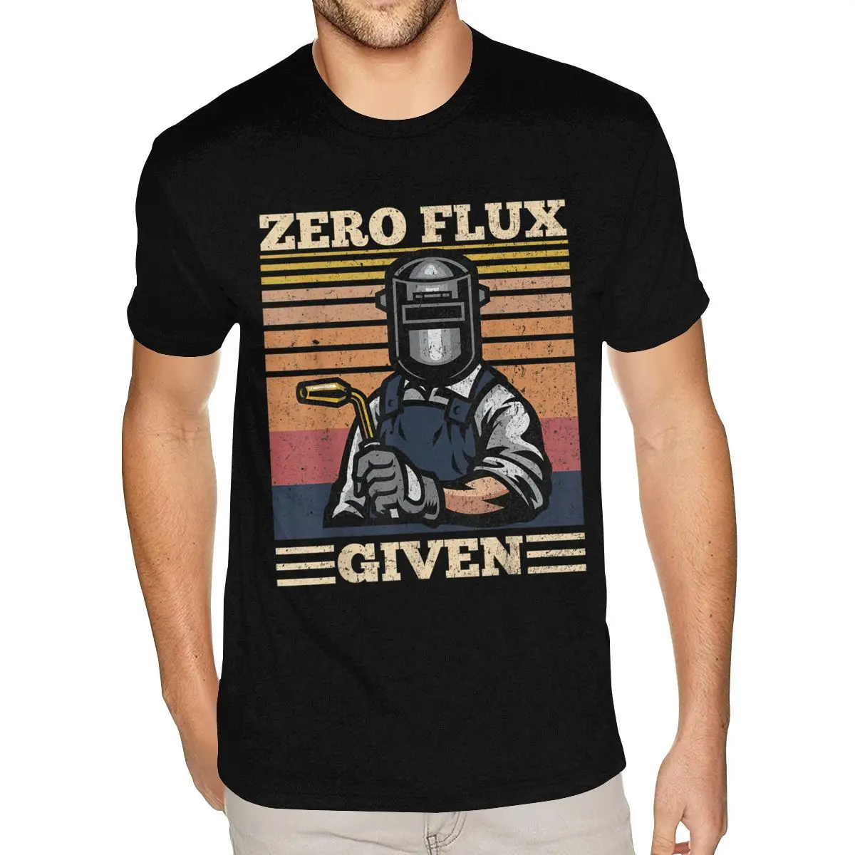 

Zero Flux Given Distressed Welding Welder Weld Fashionable T Shirts S-6XL Men's Geometric Shirts