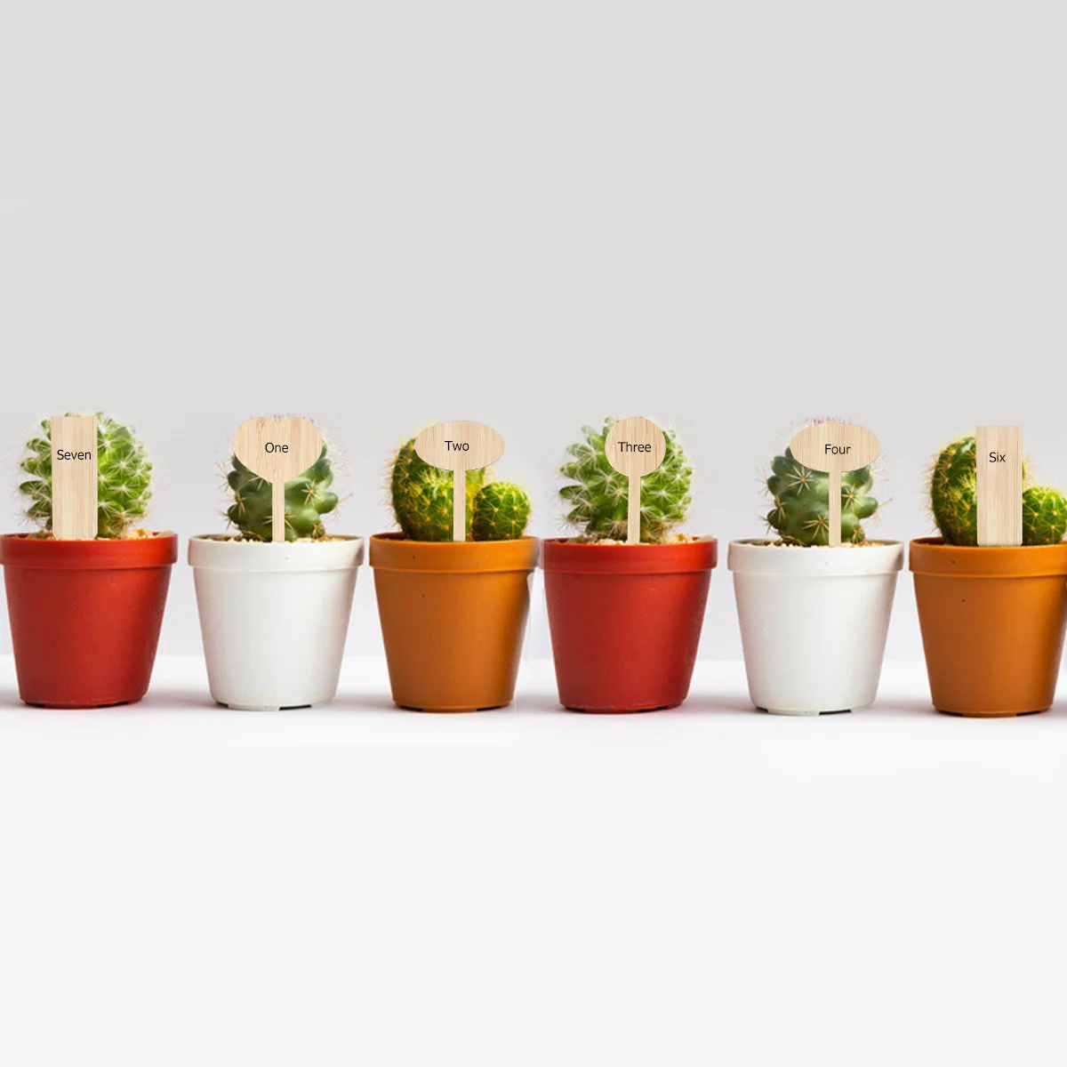 

20Pcs Bamboo Plant Tags Heart Shape Pointed Garden Labels Nursery Flower Markers Plant Marking Pole Garden Label