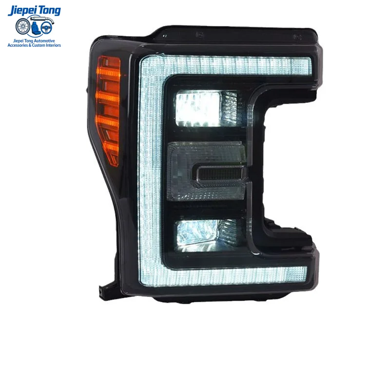 

Suitable for Ford F250 Assembly 2017-2019 Model Modified Daytime Running Light Flowing Turn Signal LED Lens Headlight