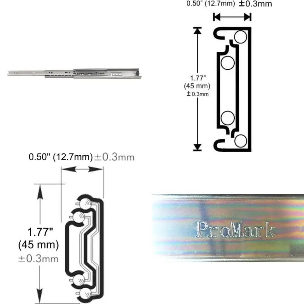 منزلق من الفولاذ المقاوم للصدأ مع مسند مطاطي، رافعة رفع بلاستيكية، طول 27.56، غير يدوية، أجهزة خزانة المطبخ #1