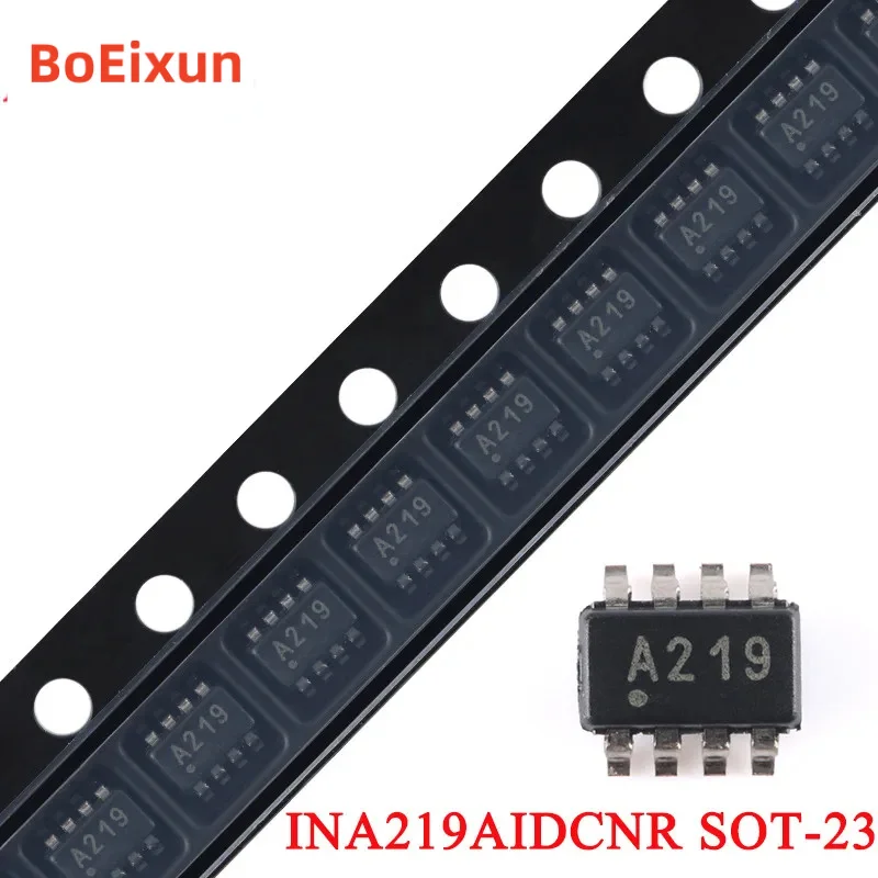 5pcs/1pc INA219AIDCNR A219 INA219 INA219AID SOT-23-8 SOT238 Current Voltage Power Monitor Chip IC