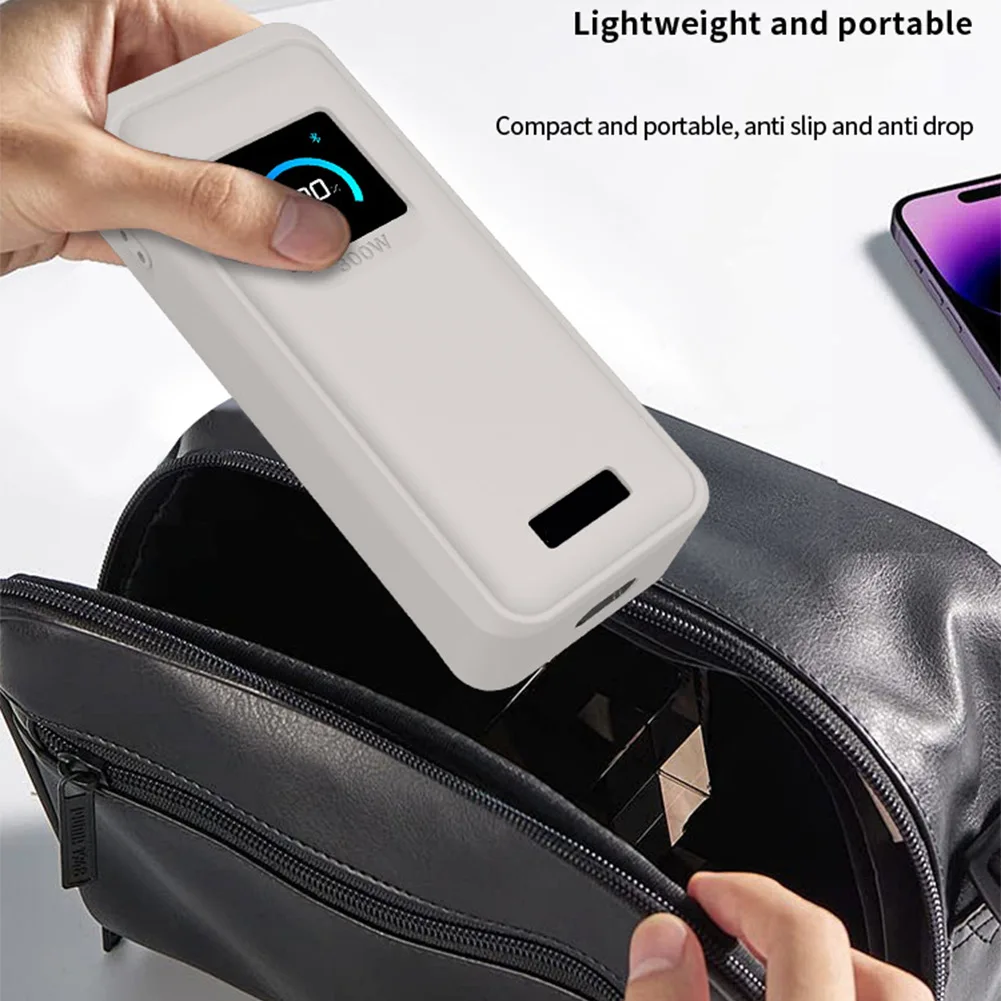 1 Pc Protective Case For Anker-Prime Power Bank(26250mAh 300W) Power Bank Silicone Anti Fall Anti Scratch Soft Cover