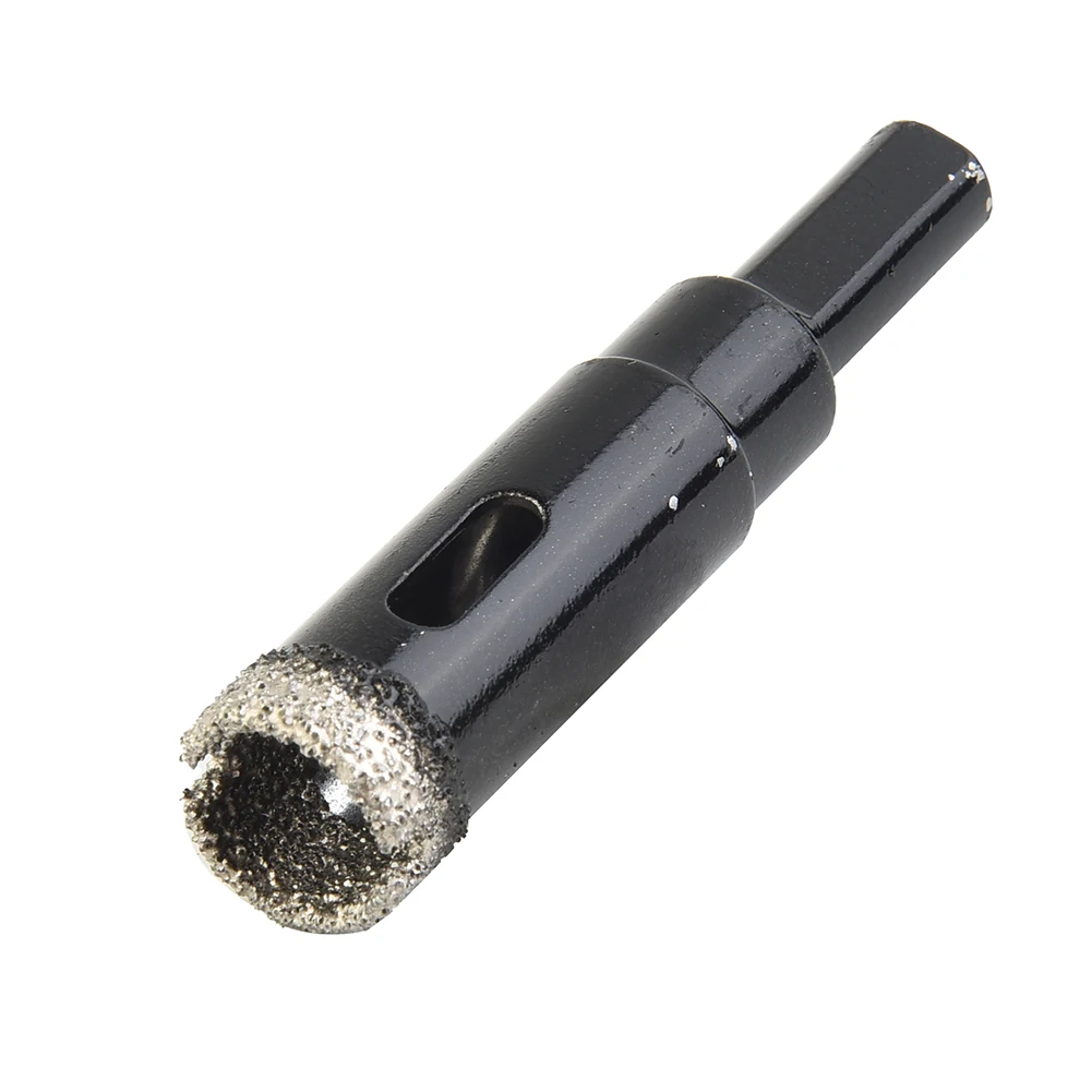 1 pz 65mm Lunghezza Manico Rotondo Punte diamantate brasate a secco per piastrelle di Porcellana Marmo Vetro Corone in ceramica Punta da trapano 6-14mm