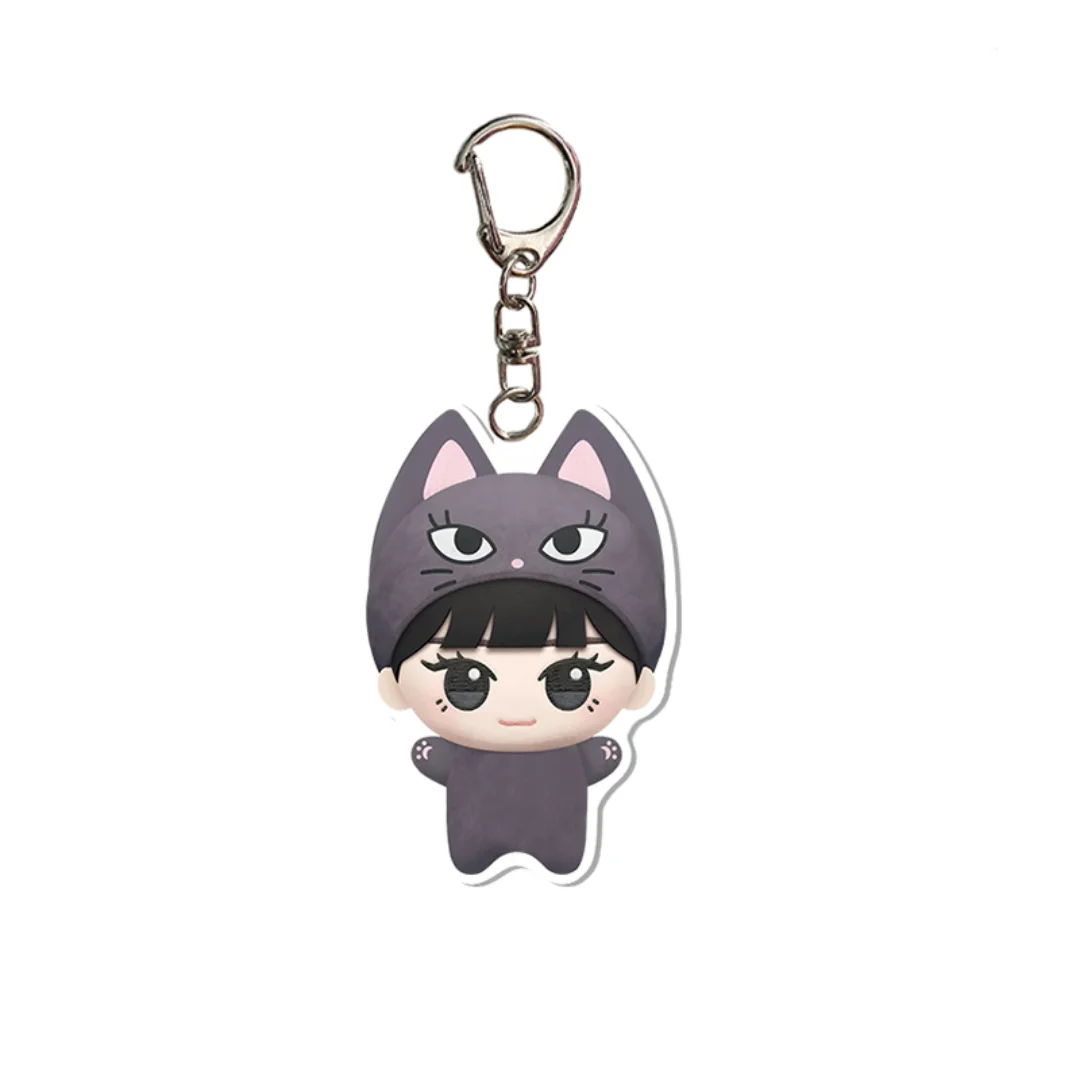 

Kpop Winter GISELLE KARINA Cute Keychain Acrylic Cartoon Cute Charms WINTER NINGNING GISELLE Fans Cute Gifts