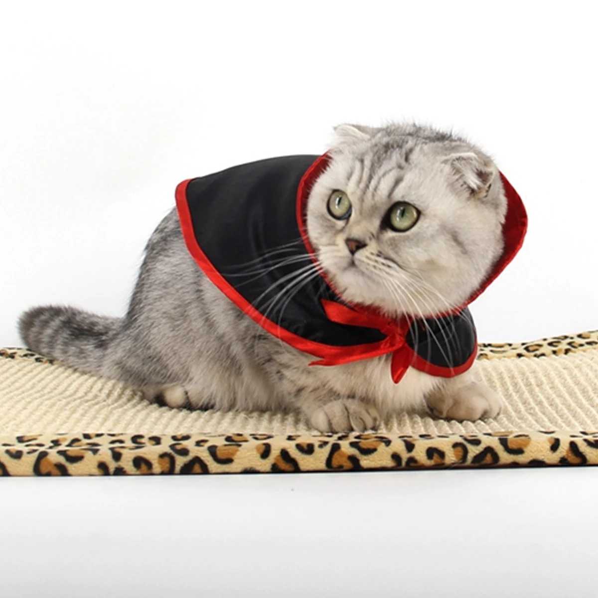 

Pet Cloak Set Dogs Cat Cosplay Witch Wizard Hat The Cats Hats Satin Costumes for Halloween Lovely