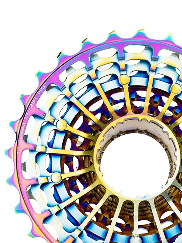 AliExpress ZTTO Ultralight 11 12 Speed Road Bike Cassette Rainbow Freewheel 11s 12s 11-28/30/32/34/36T HG Freewheel ULT Gravel Sprocket  K7