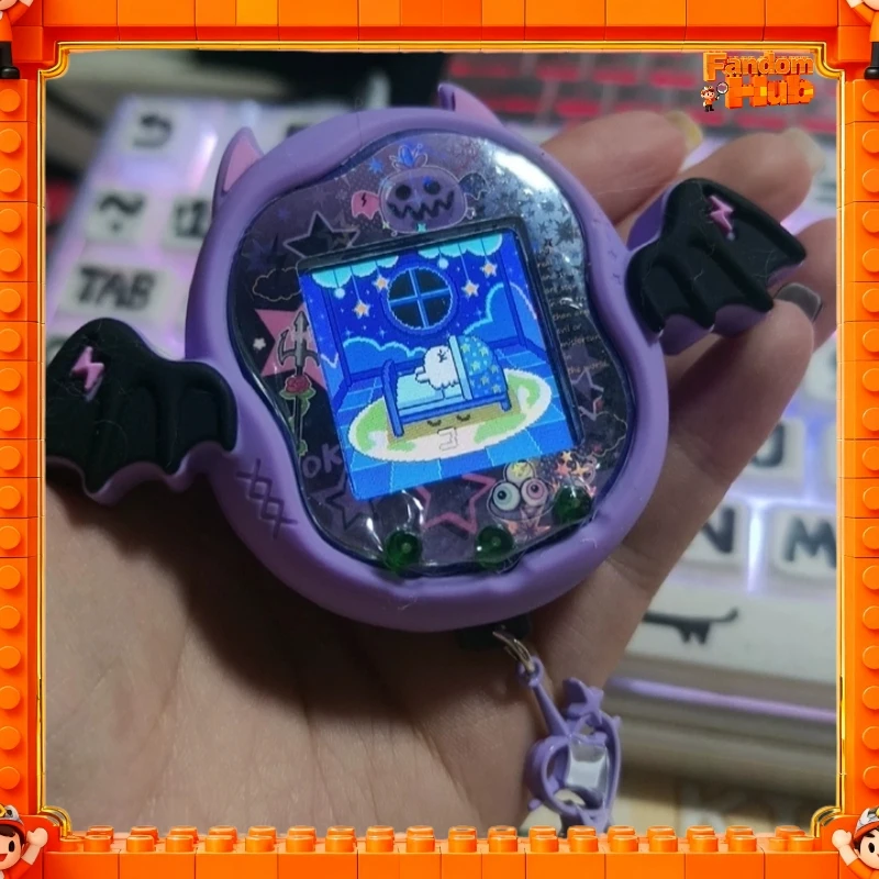 

НОВЫЙ силиконовый защитный чехол Tamagotchi — дизайн дьявола с бесплатной лицевой панелью, бумажной и пылезащитной заглушкой, игрушечный подарок для фанатов