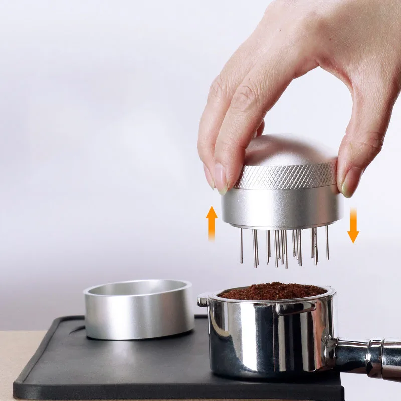 51/53/58 مللي متر إبرة سدادة قهوة النمام الفولاذ المقاوم للصدأ إسبرسو إبرة الموزع مسحوق القهوة إبرة النمام أدوات القهوة