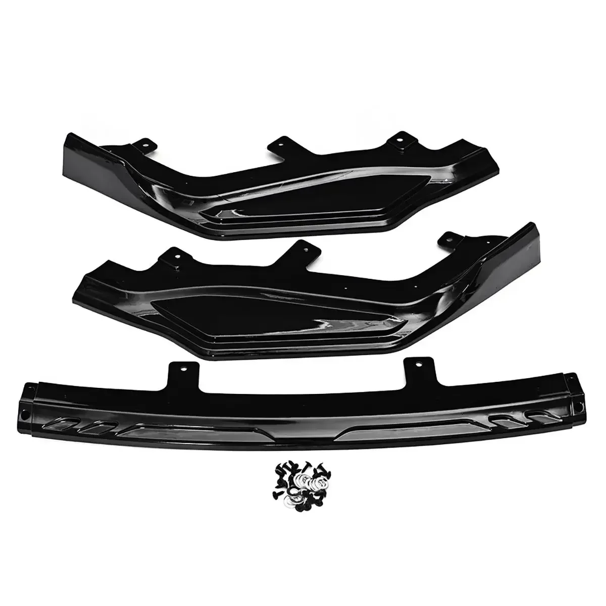 High Quality 3PCS Car Front Bumper Splitter Lip Spoiler Body Kit Bumper For Lexus IS200t IS300 IS350 F-sport 2017 2018 2019 2020