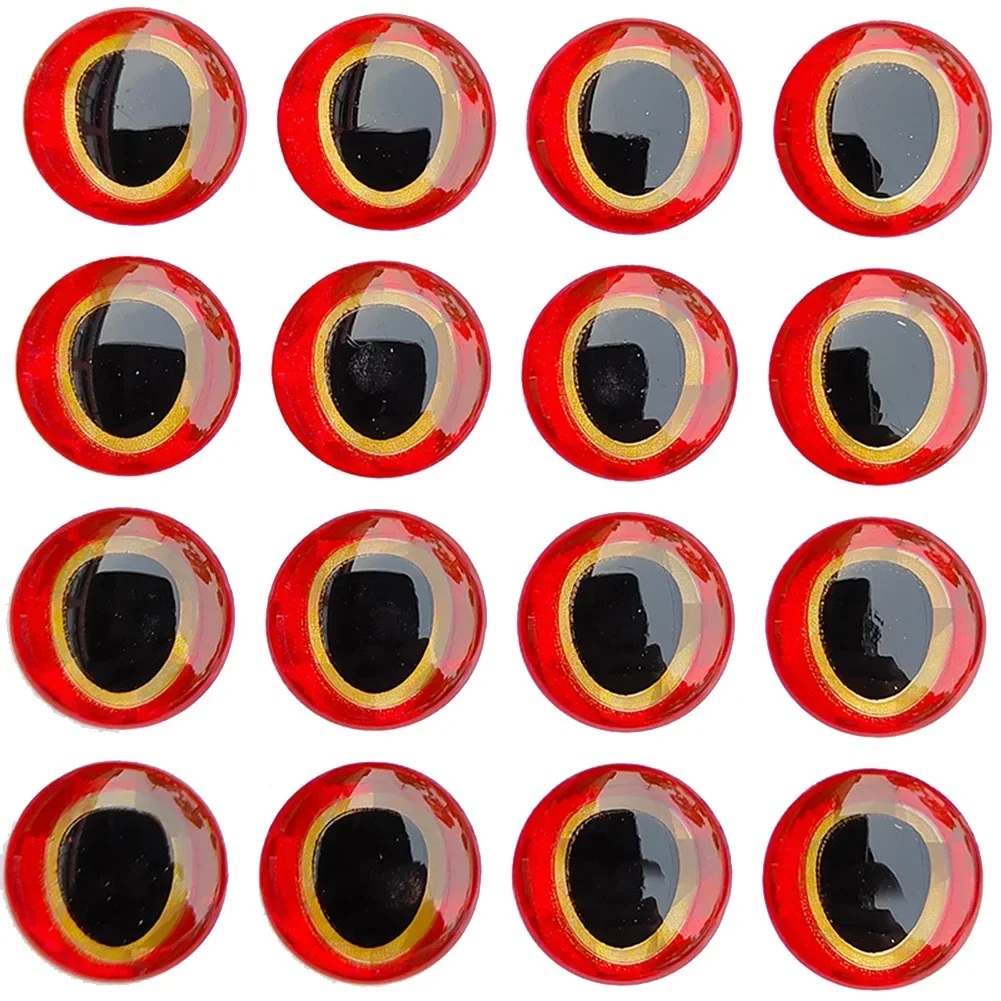 عيون الصيد إغراء عيون الصيد ل يطير ربط إغراء ملصقات 10 مللي متر 12 مللي متر ثلاثية الأبعاد المجسم 8 مللي متر دائم العملي قسط