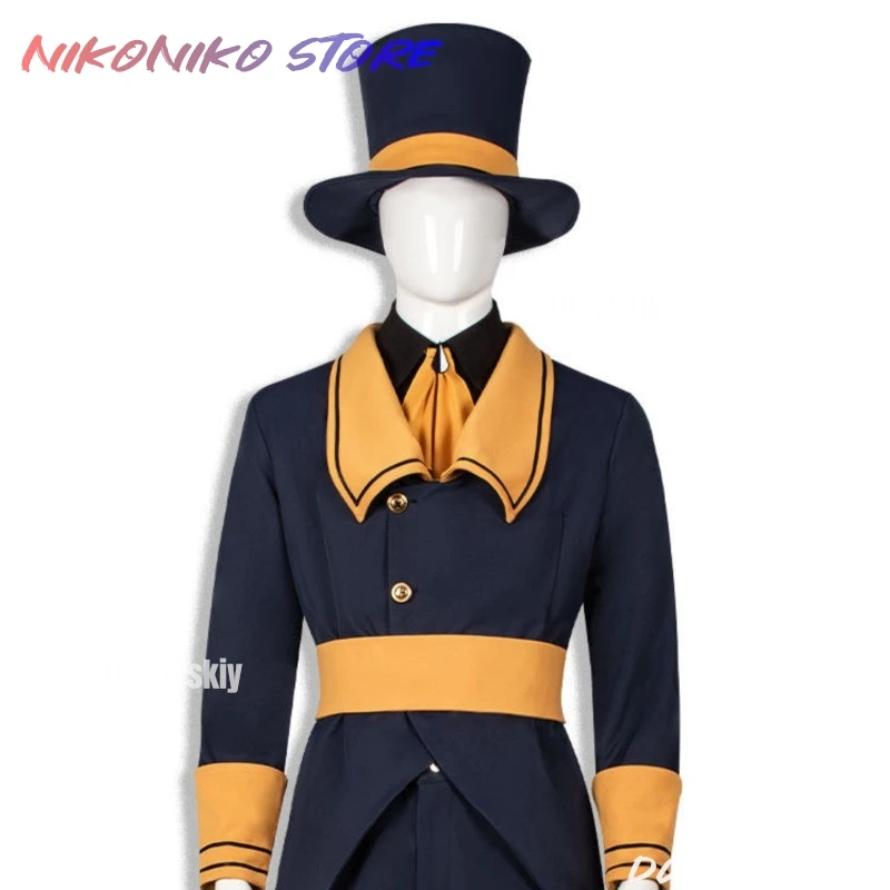 New Game Freak Carnival Ticket Inspector Carnival Barker Hat Mask Costumes Anime With The Same Clothing Set Halloween Party view 3