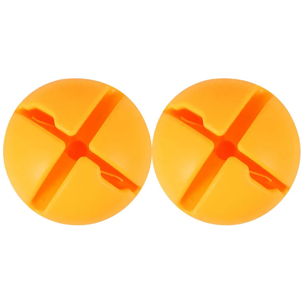 2Pcs Soccer Field Pole Base Lightweight Yet Stable Plastic Base for Football Basketball Training Agility Pole Support Sport