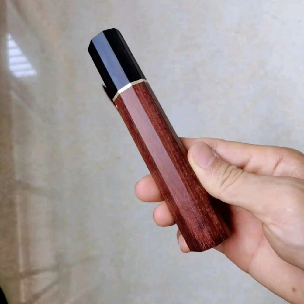 Octagonal Knife Handle DIY Japanese Chef Kitchen Making Details Natural Accessories ECO Knives Vintage Friendly Wood Handle