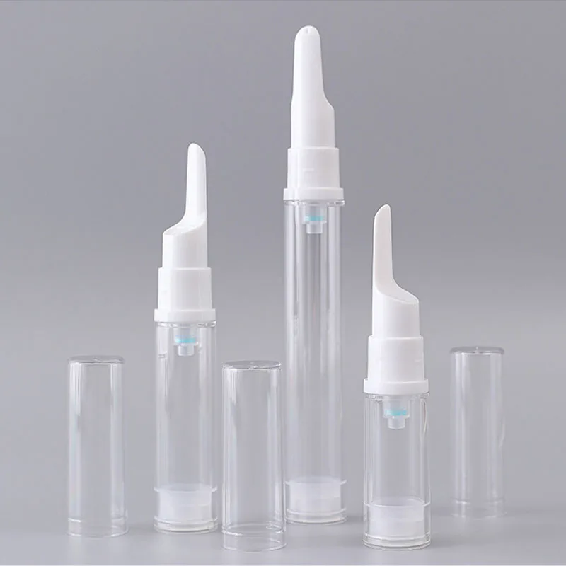

5ml/10ml/15ml Airless Vacuum Eye Gel Cream Tubes Empty Foundation Dispenser Bottle Portable Lotion Essence Sample Containers