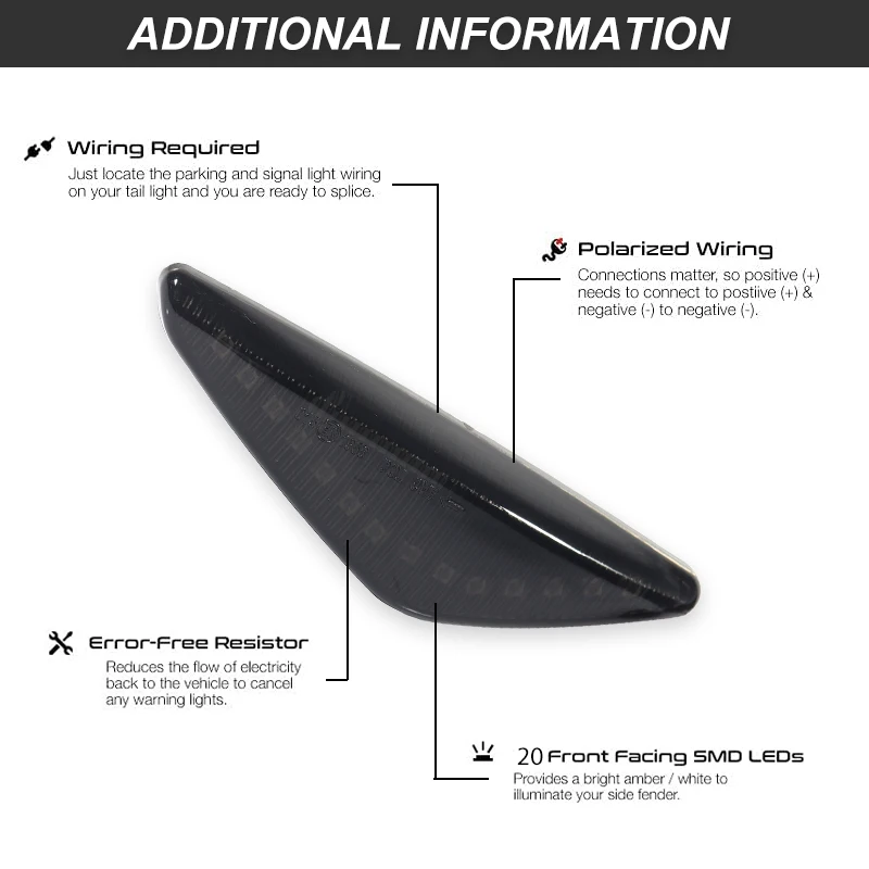 2 قطعة مؤشر السيارة الجانبي ماركر العنبر LED مكرر ضوء مصابيح لسيارات BMW X3 F25 X5 E70 X6 E71 E72 أضواء إشارة بدوره متتابعة