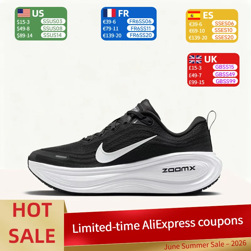 

Nike Vomero Plus Classic,Minimalist,Versatile,Comfortable,Lightweight, Casual Low-Top Running Shoes for Women - Black HV8154-002