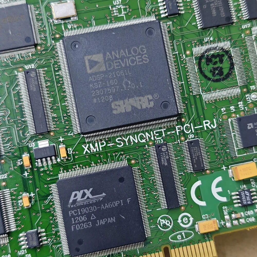 XMP-SYNQNET-PCI-RJ Collection Card PCB 1107-0116 REV 1C