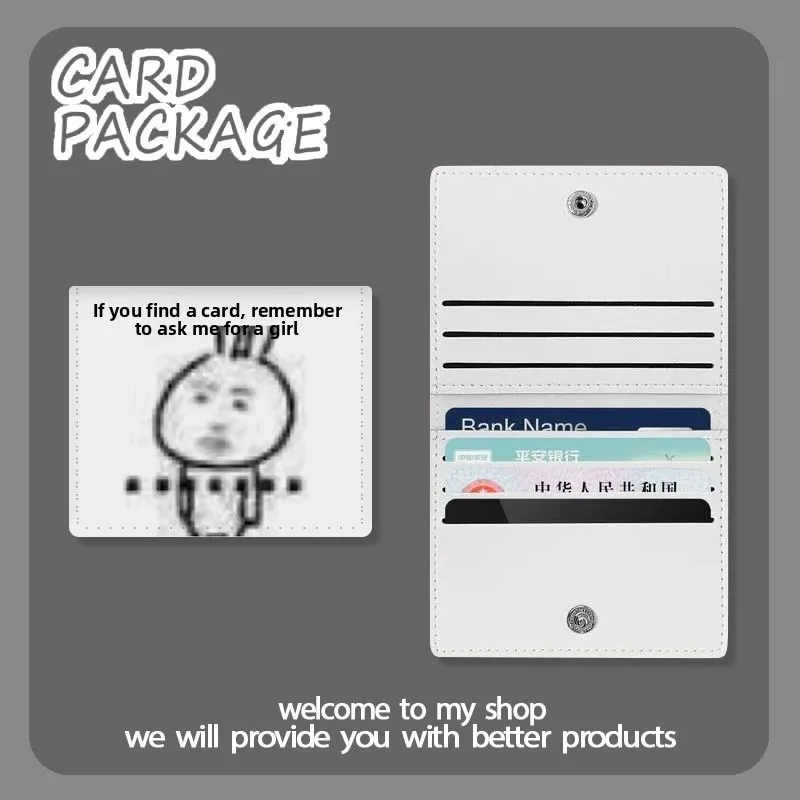 Portátil multi-slot para cartão carteira de couro do plutônio documentos bancários titular do cartão de licença de motorista tamanho pequeno conveniente dos desenhos animados sle