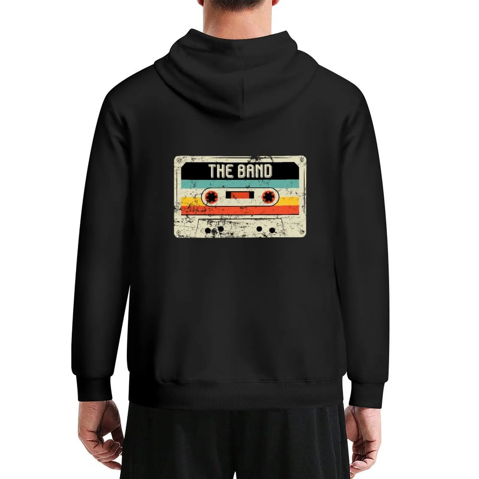 

The Band Cassette Retro Hoodie men's winter sweater korean clothes anime clothes mens designer clothes mens hoodies