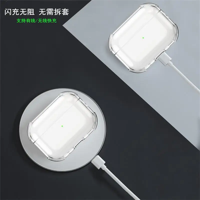 男性と女性のための完全な保護TPUケース,クリーナーキット付きカバー,ソフトスキン,キーホルダー,Airpods 4