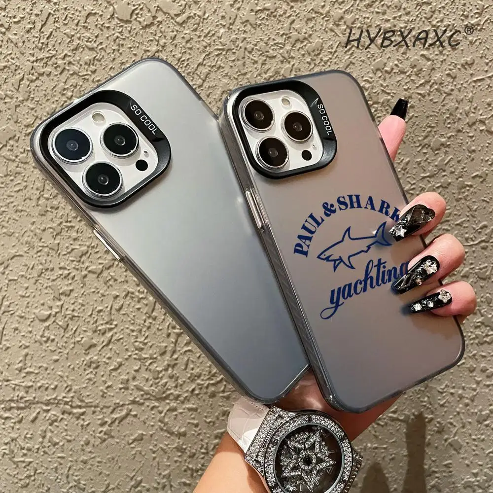 S-S-SHARKS Fashion P-PAULS Phone Case FOR IPhone 17 16 15 Pro MAX 14 13 12 16e 15Pro Plus Shell 17Air Silver Shell IMD Covers view 4