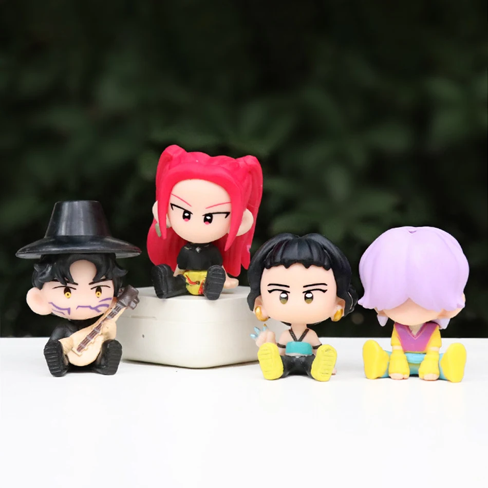 10 قطعة/المجموعة Q نسخة K-pop عمل الشكل البلاستيكية لعبة Derpys Saja بنين رومي ميرا زوي سوس تمثال دمية لمحبي هدية الأطفال هدية #6