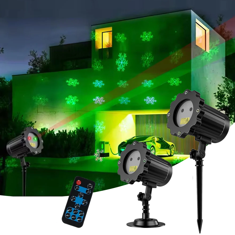 

Рождественские проекционные светильники для улицы, светодиодные светильники для Хэллоуина, водонепроницаемые уличные декоративные светильники IP65 для свадеб, садов и помещений