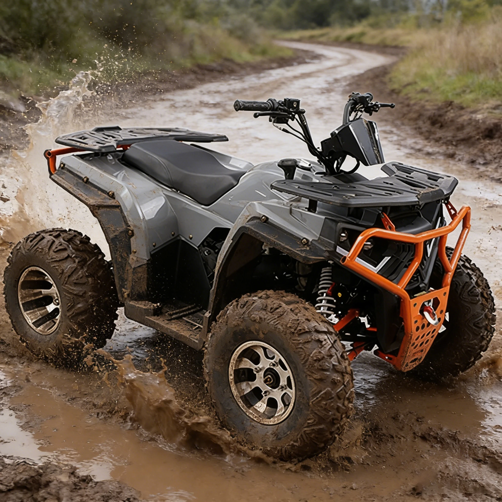 Diesel-powered Quad Bike with Automatic & E-mark Approval Heavy Utility 150cc ATV