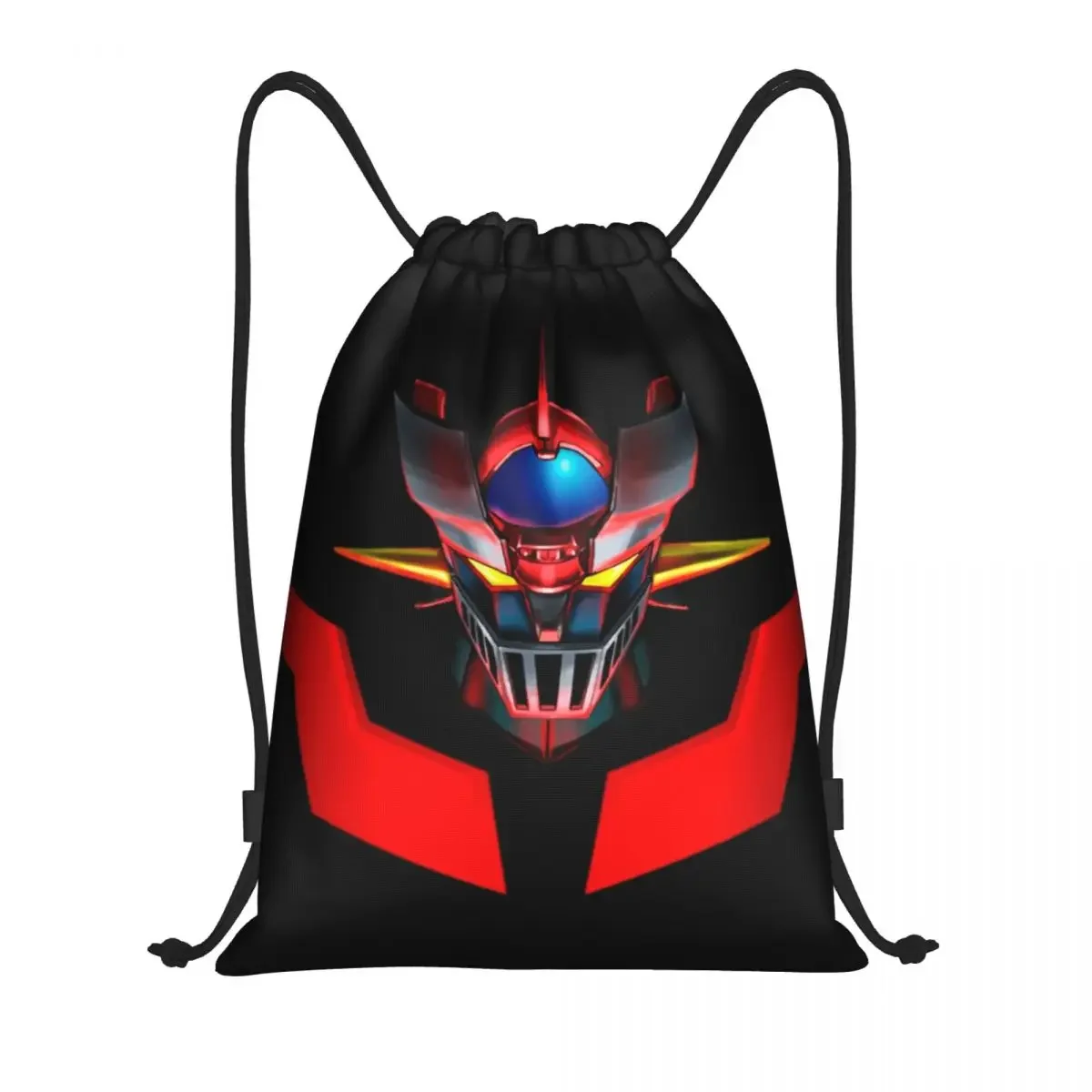 

Custom Mazinger Z Mad Robot Drawstring Backpack Women Men Gym Sport Sackpack Portable Grendizer Anime Manga Shopping Bag Sack