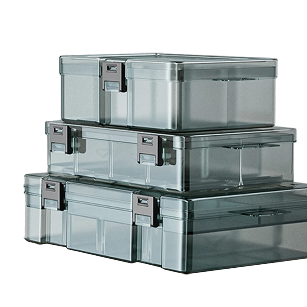 Plastic Tool Parts Box Storage 6/18/21 Grids Parts Organizer Box Transparent Container Jewelry Bead Screw Holder Case