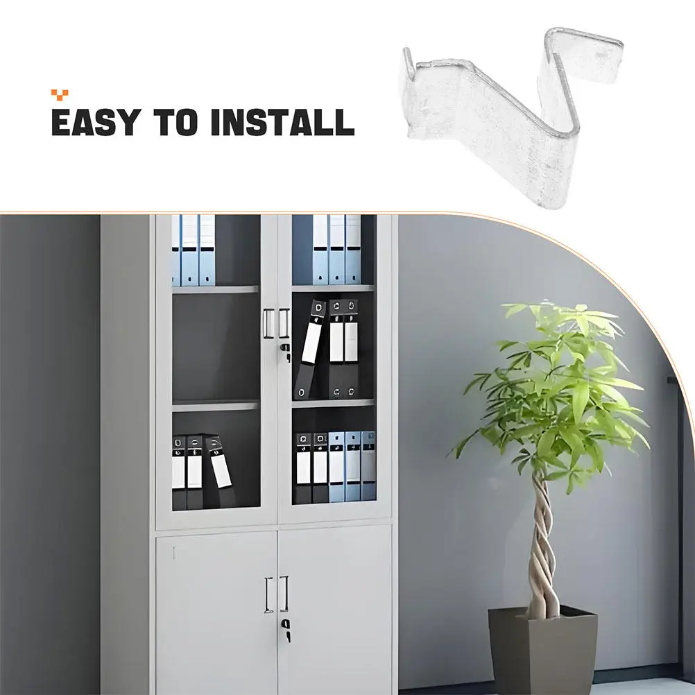 20Pcs Cabinet Shelf Brackets Metal Office Shelving Clips Secure Shelf Positioning Flexible Height Adjustment for Archive