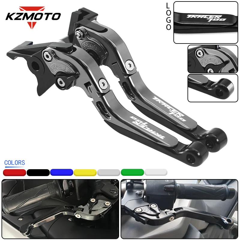 

Motorcycle Adjustable CNC Enlarge Extendable Folding Brake Clutch Levers Handles For TRACER 700 tracer 900 Tracer700 Tracer900