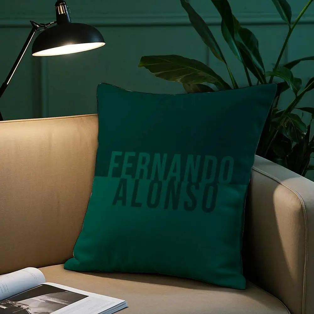 F-Fernando A-Alonso Jesucristo Pillow Case Short Plush Print Cushion Cover Square Throw Pillow Covers Sofa Home Decor