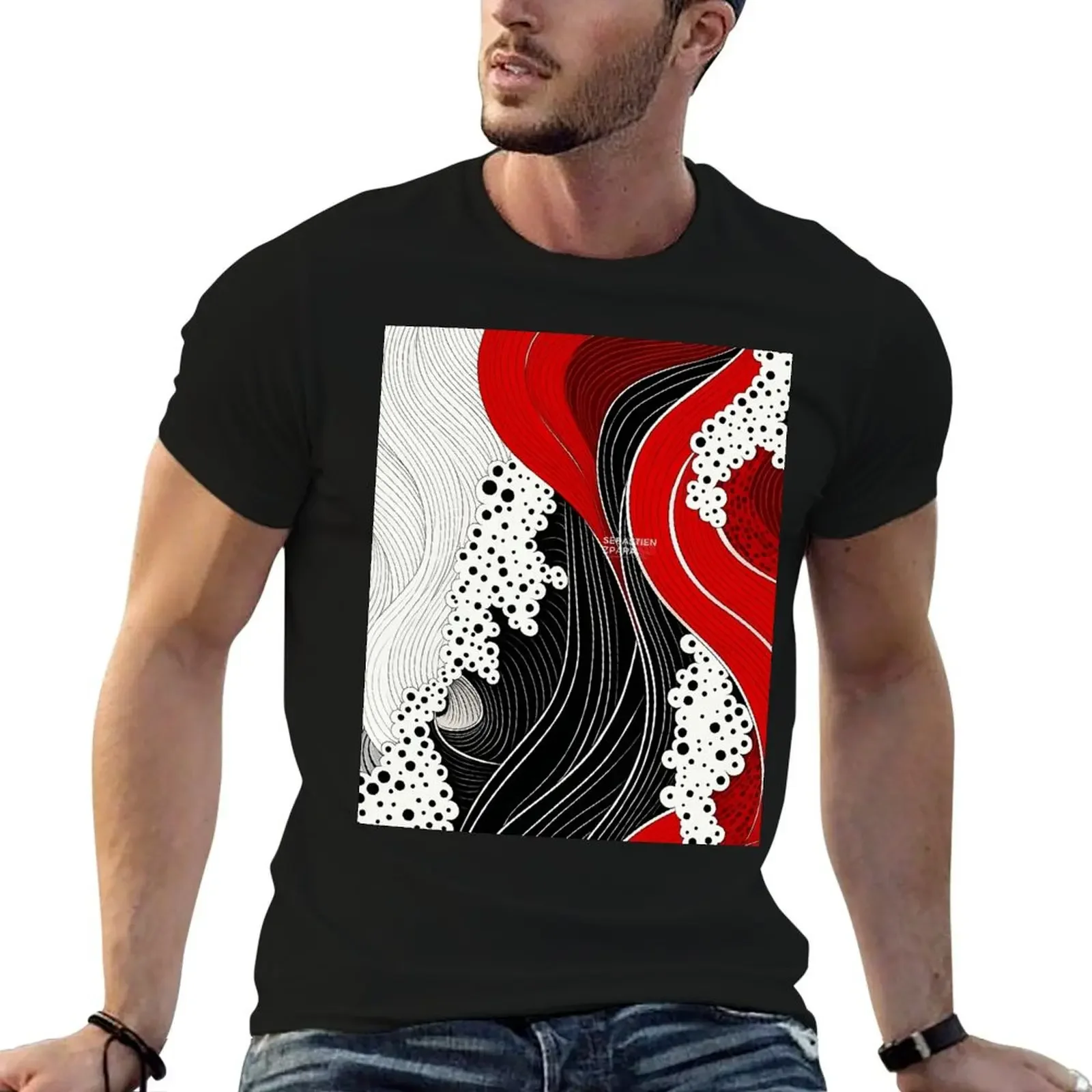 SEBASTIAN ZPARA - Style is substance - Etnic emotion T-Shirt blanks custom shirt men clothings