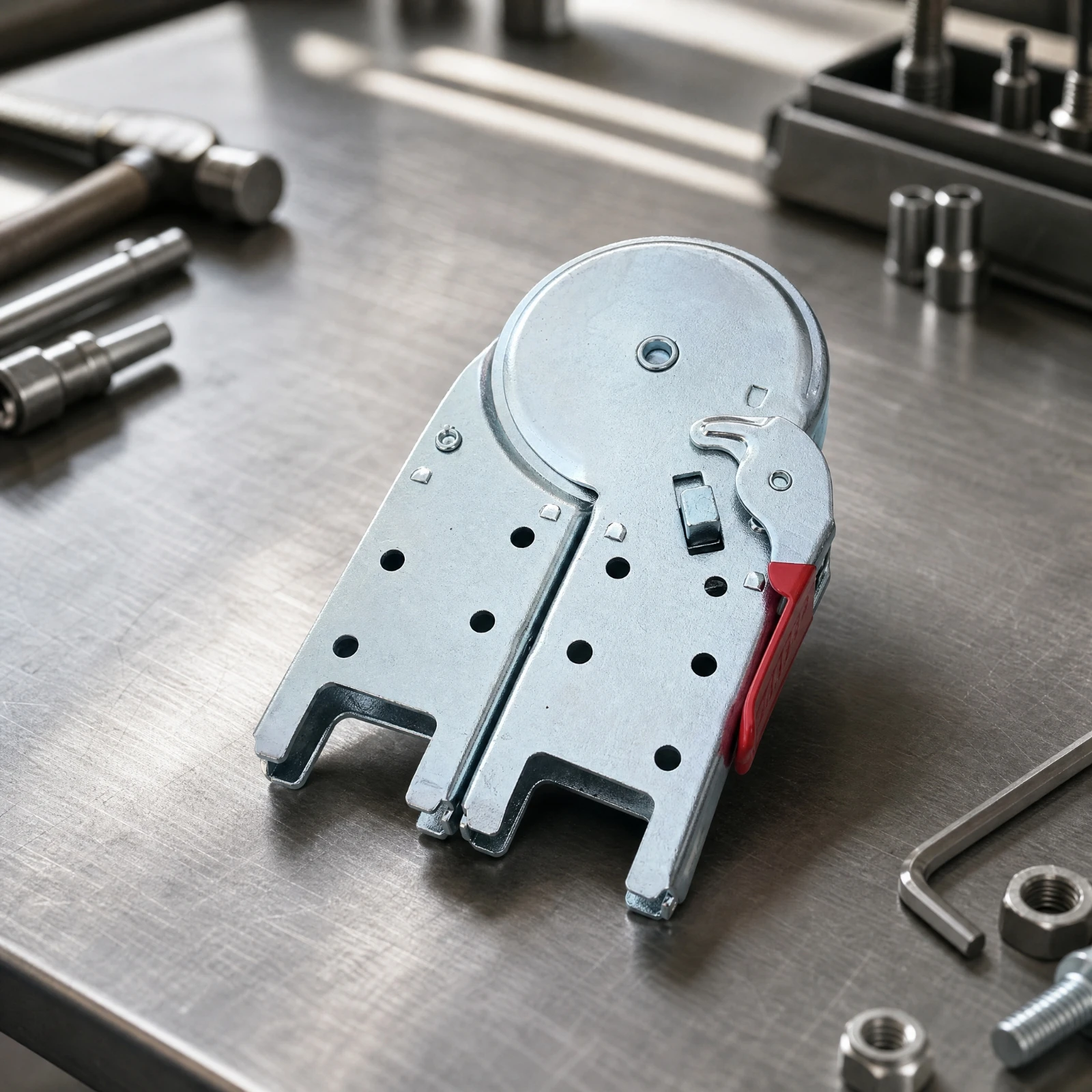 Metal Ladder Hinge Reinforced Folding Ladder Hinge Hardware Long-Lasting High-Strength for Workshop