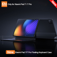Xiaomi Pad 7/7 Pro Floating Keyboard Case QWERTY Keyboard 0°-124° Adjustment Protective Case Mechanical Pressing Touchpad
