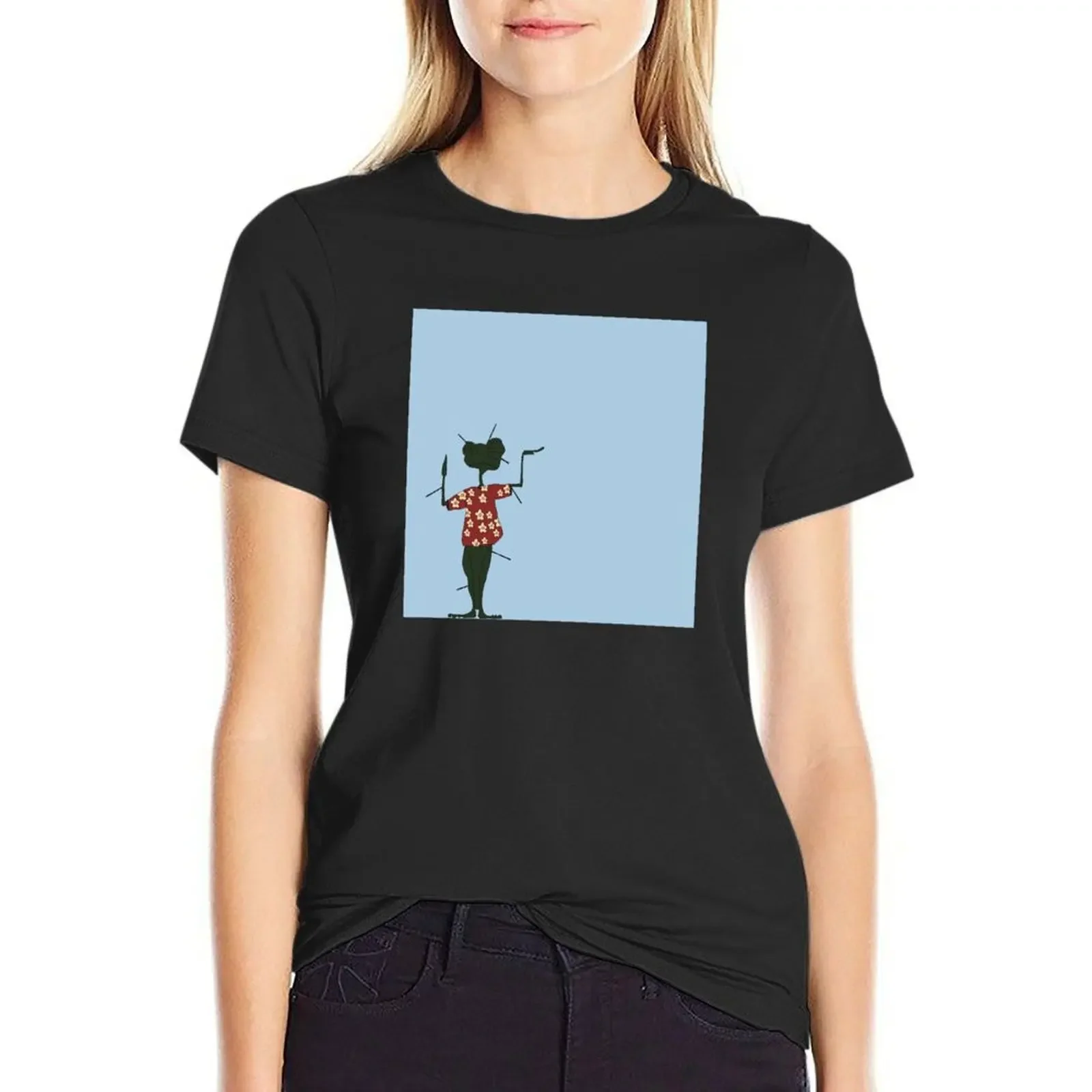 

Rango T-Shirt female oversized anime clothes animal prinfor black t-shirts for Women