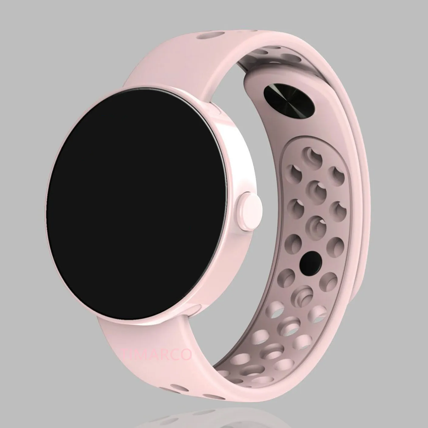 

New Fashion LED Digital Watch for Women Sports Electronic Wrist Watch Women's Watches Breathable Silicone Watch Montre Femme
