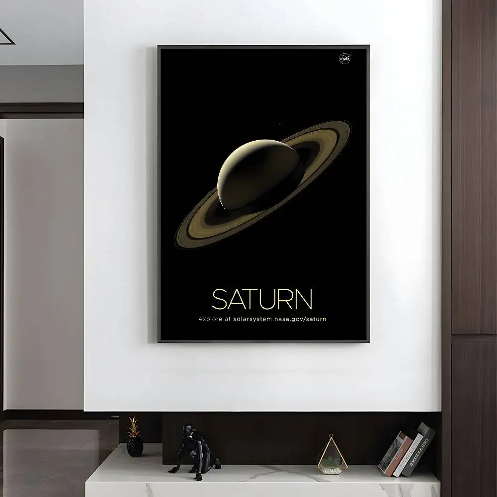 Enthusiast Planet Universe Poster HD art sticky wall waterproof home living room bedroom aesthetic decoration